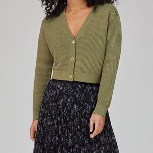 ARITZIA Wilfred Light Cropped Cardigan